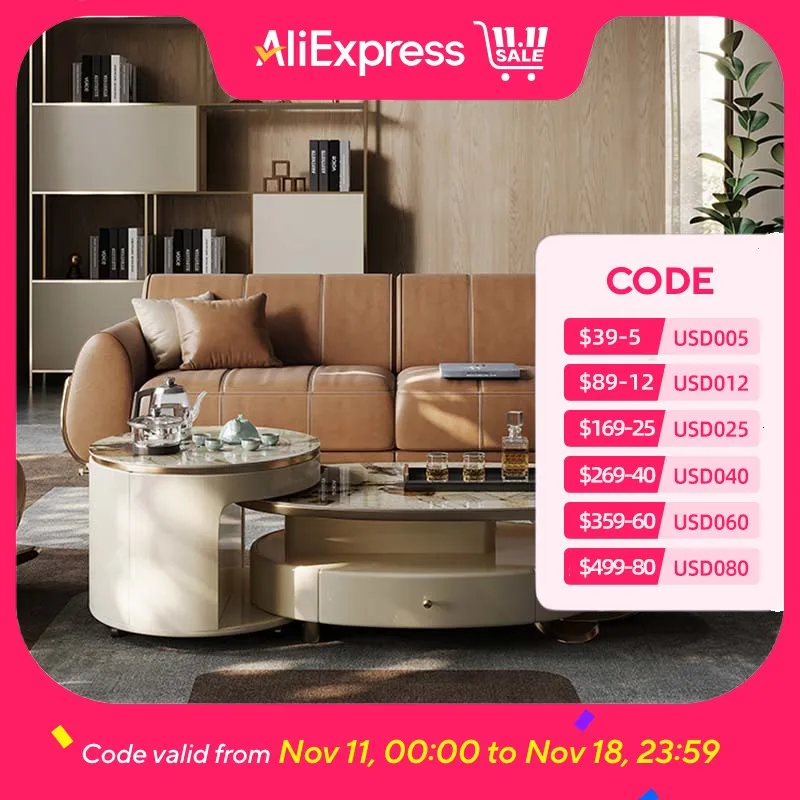 

Irregular Minimalist Coffee Table Storage Metal Modern Marble Coffee Tables Luxury Balcony Mesa Centro Salon Furniture For Home