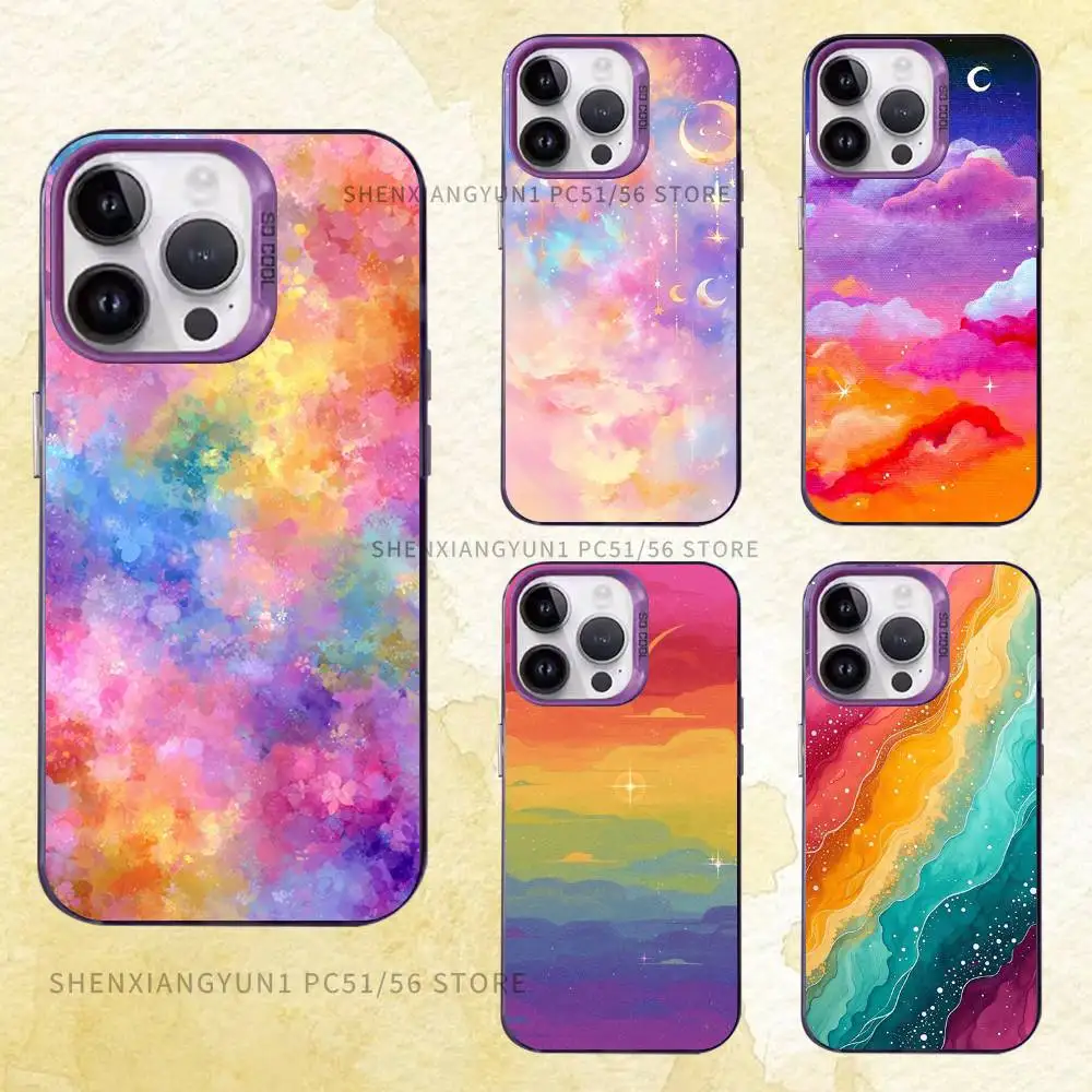 

Rainbow with diverse colors Phone Case For iPhone 17 16e 16 15 14 13 12 Pro Max X XR XS MAX Back Cover
