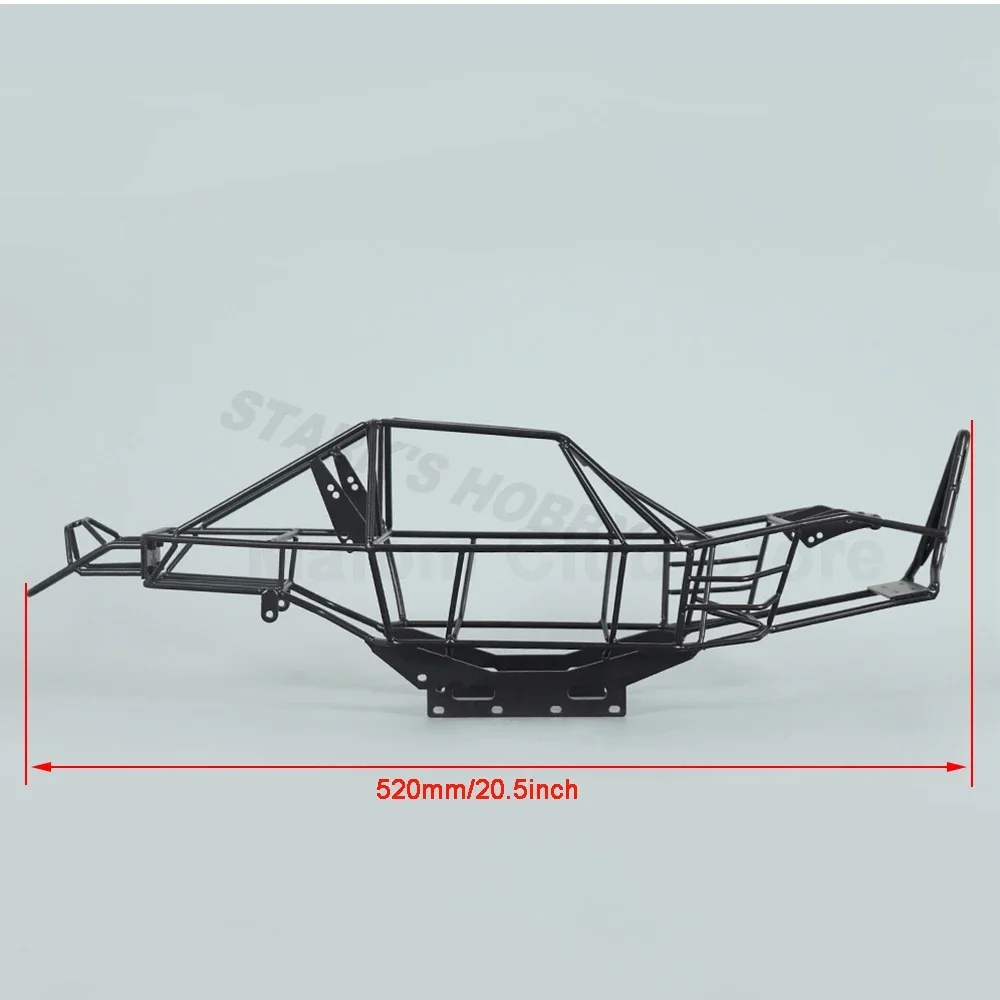 Full Tube Frame Chassis Metal Roll Cage for 1/10 RC Crawler Car Axial RR10 Bomber 90053 90048 AXI03016T1/16T2 Upgrade Parts