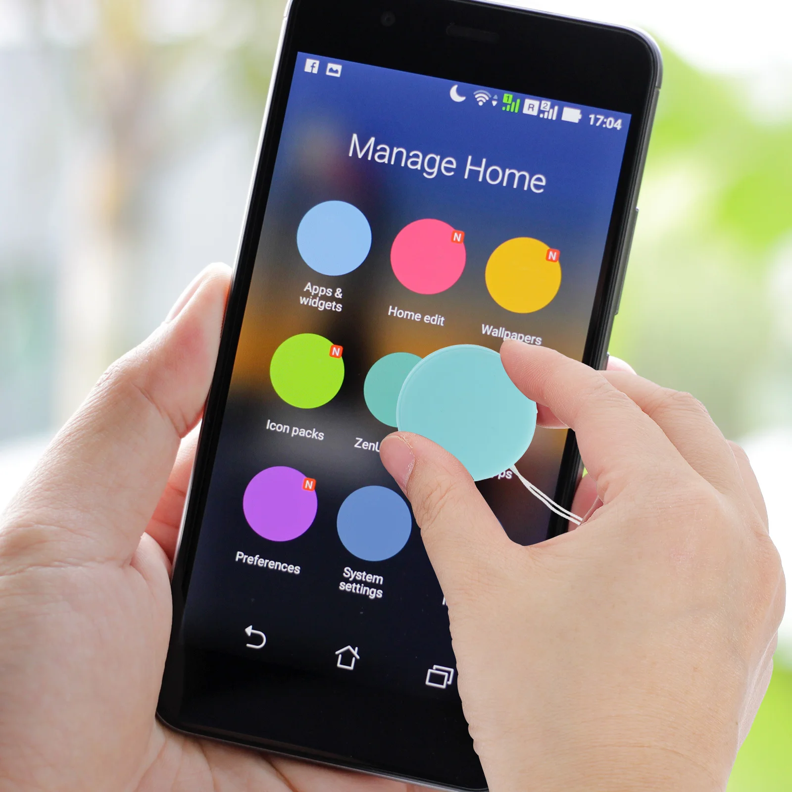 2 Pcs Macaron Phone Screen Cleaning Green Circular Screen Wipe Cleaner Spectacle Cloth Pendant Safe Non