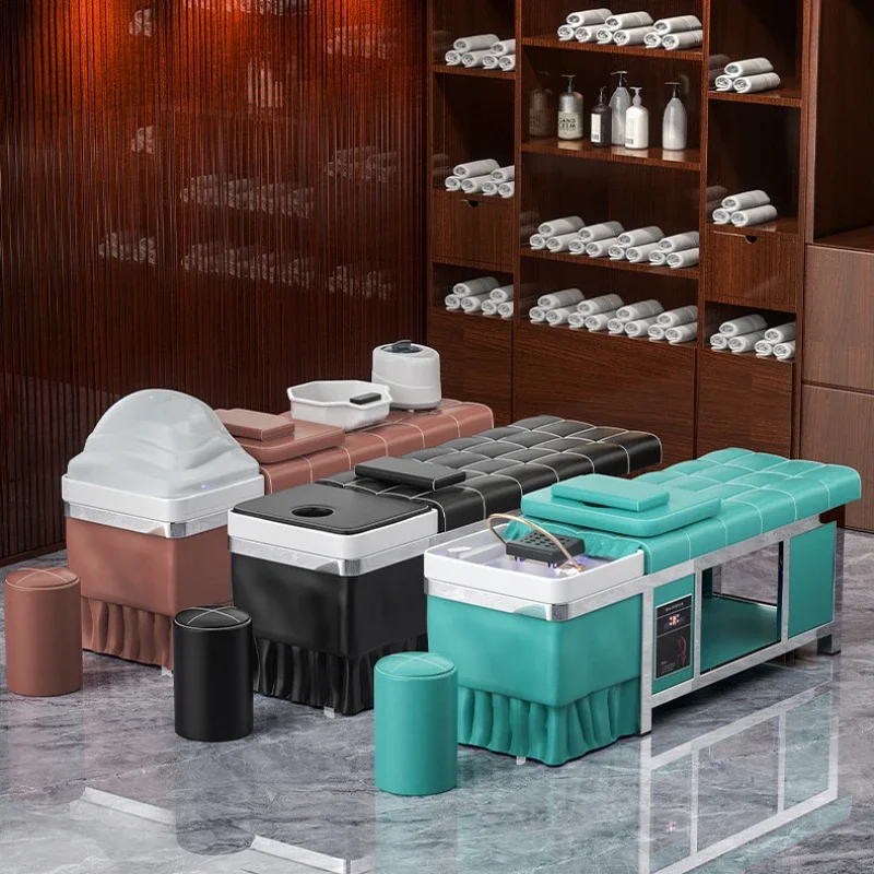 

Thai Shower Shampoo Chair Head Spa Water Therapy Chair Barber Beauty Saloon Intelligence Chaise Ergonomique Salon Furniture