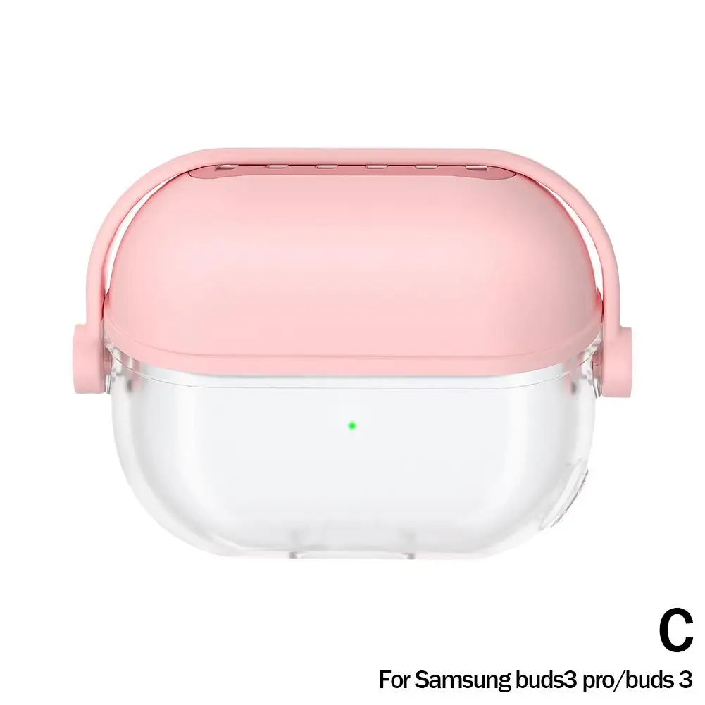 Soft Silicone caso de fone de ouvido para Samsung Galaxy Buds, Protector Shell transparente, Buds3 Pro, S4V5, 3 Pro