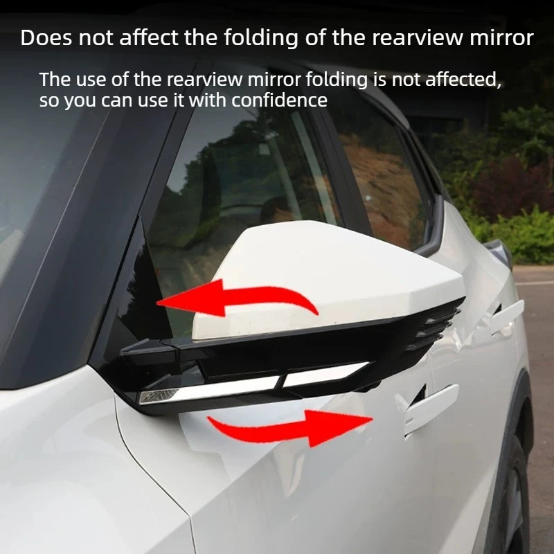 Rear View Mirror Decorative Strips Modification Supplies For GAC Trumpchi GS3 Emzoom 2023 Rear Mirror Scratch-proof Accessories