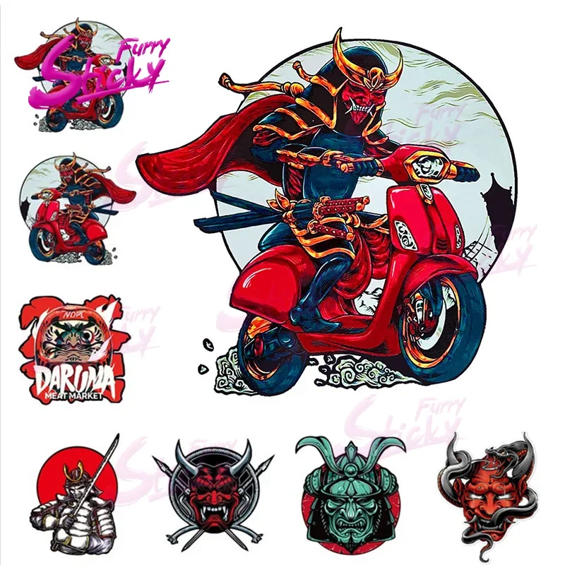 

JDM Element Samurai Vinyl Car Stickers - Waterproof Decals for Cars, Trucks, SUVs,Window ,Bumper, Laptop