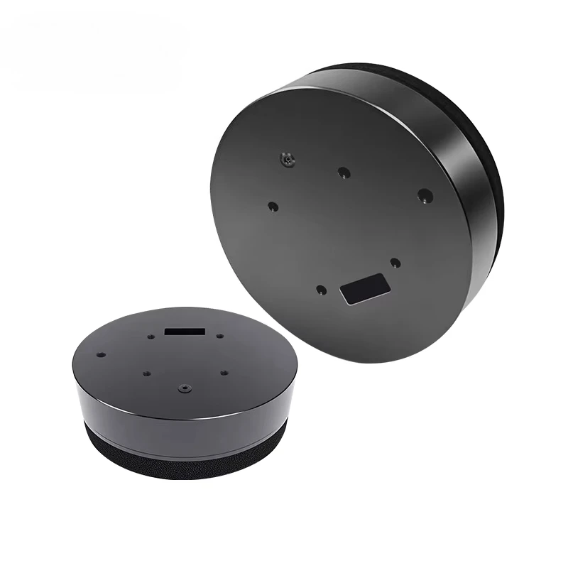 Round Aluminum Alloy Sponge Suction Cup Fittings for Electronic Components Glass Handling Robot Arm Pneumatic Parts
