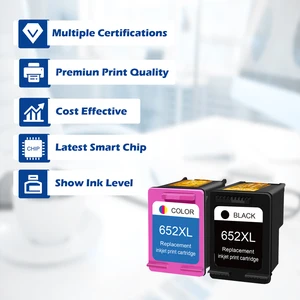 Überholte Tintenpatronenfarbe Shinkage, HP Deskjet -Tinte, Premiumfarbe, XL 652, XL Deskjet Ink, XL 2135, 1118, 652 6 Hauptverkauf HP -Drucker - №2 Drucker