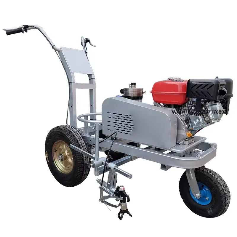 Cold Paint Road Line Marking Machine for Pavement and Park Roads