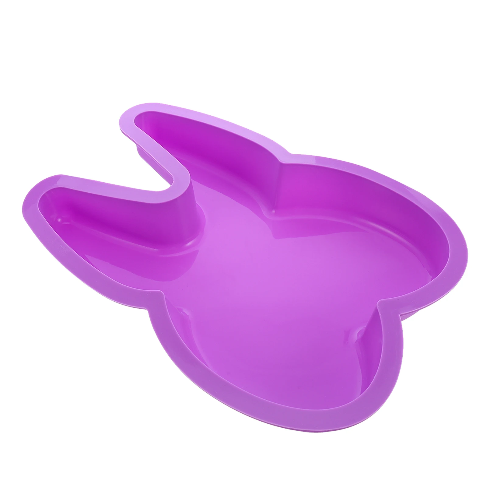 

1pc Rabbit Ear Cake Mold Tooth Shape Silicone Baking Pan Heat Resistant Diy Dessert Mold For Cookies Bread Chocolate Kitchen