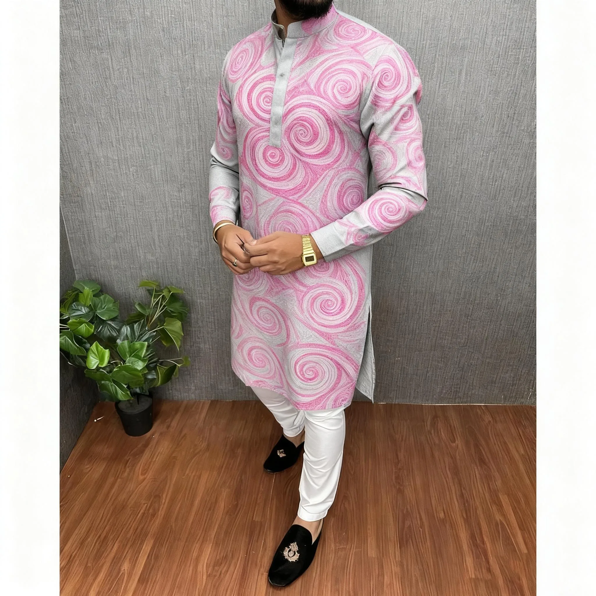 Mens abaya thobe árabe palangre t camisas henley kaftan banded vestido liso camisas masculinas marrocos caftan caftan mimoner