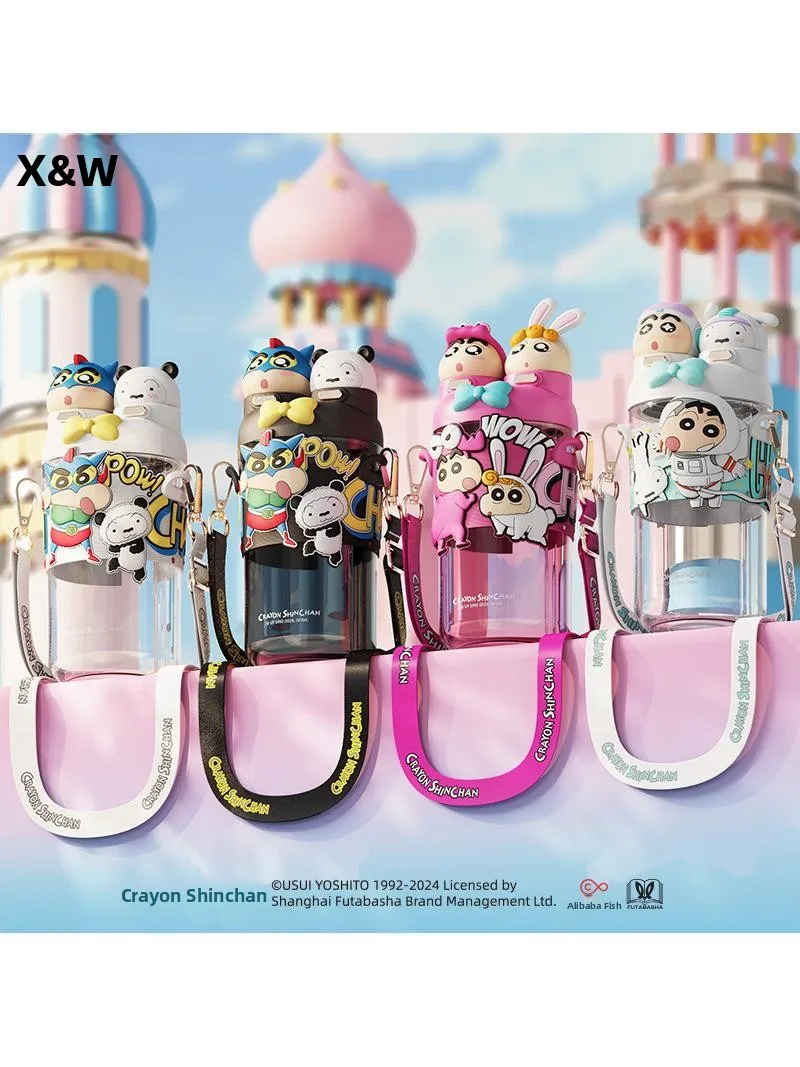 creative-lines-space-plastic-cup-with-straw-for-girls-school-travel-fun-water-bottle-high-aesthetic-value-tritan-material