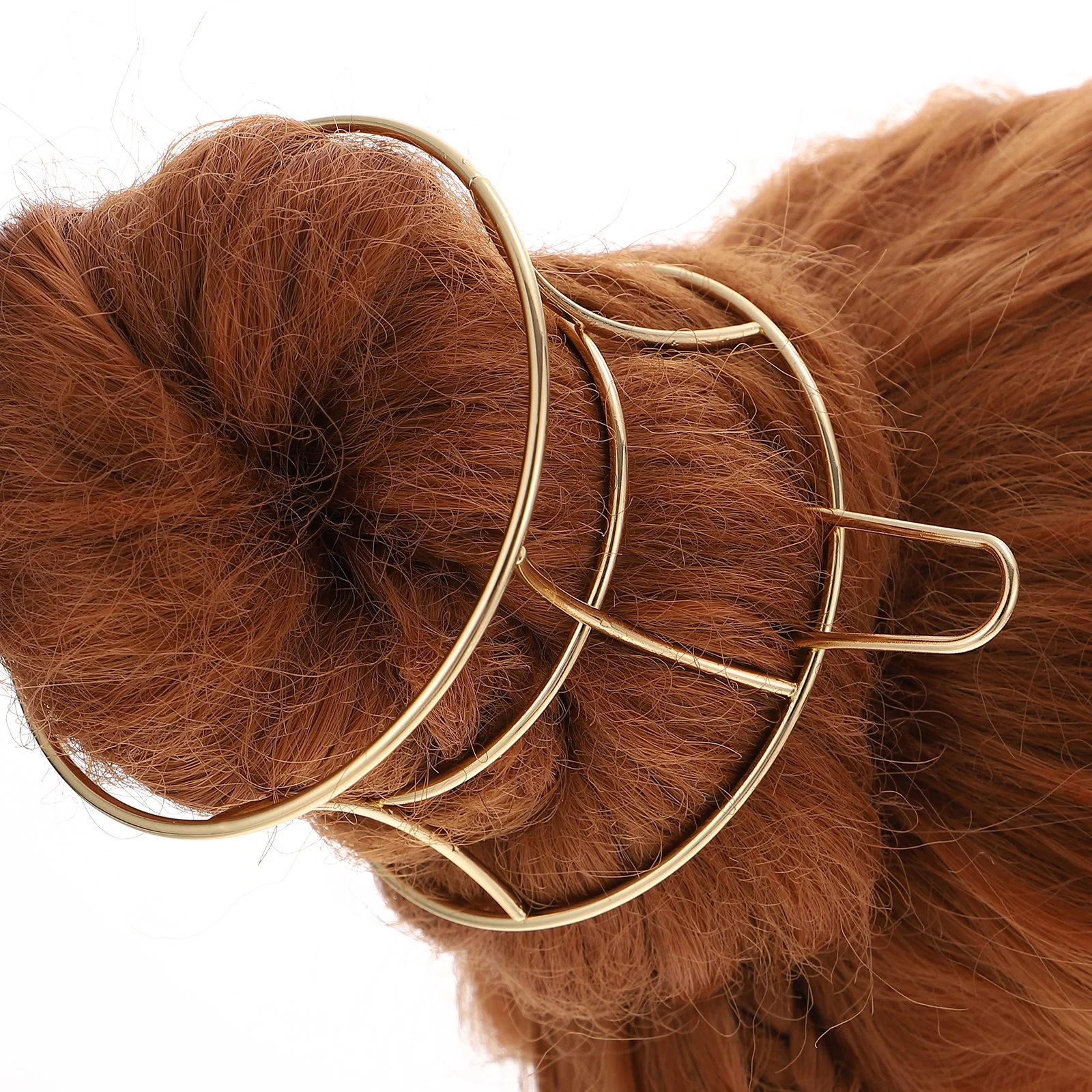 

Elegant Metal Hair Sticks Alloy Corrosion Resistant Smooth Edges Bun Holders Women Hair Accessories