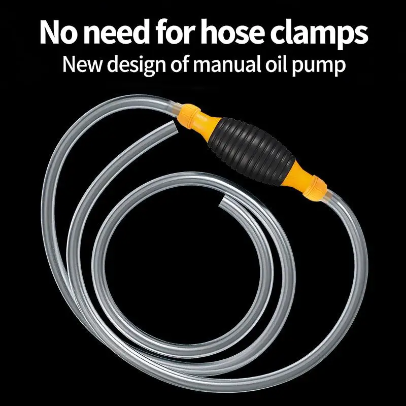 New New Hand Fuel Pump Car Fuel Tank Sucker Oil Transfer Fuel Pump Petrol Liquid Manual Pump Fuel Saver view 2