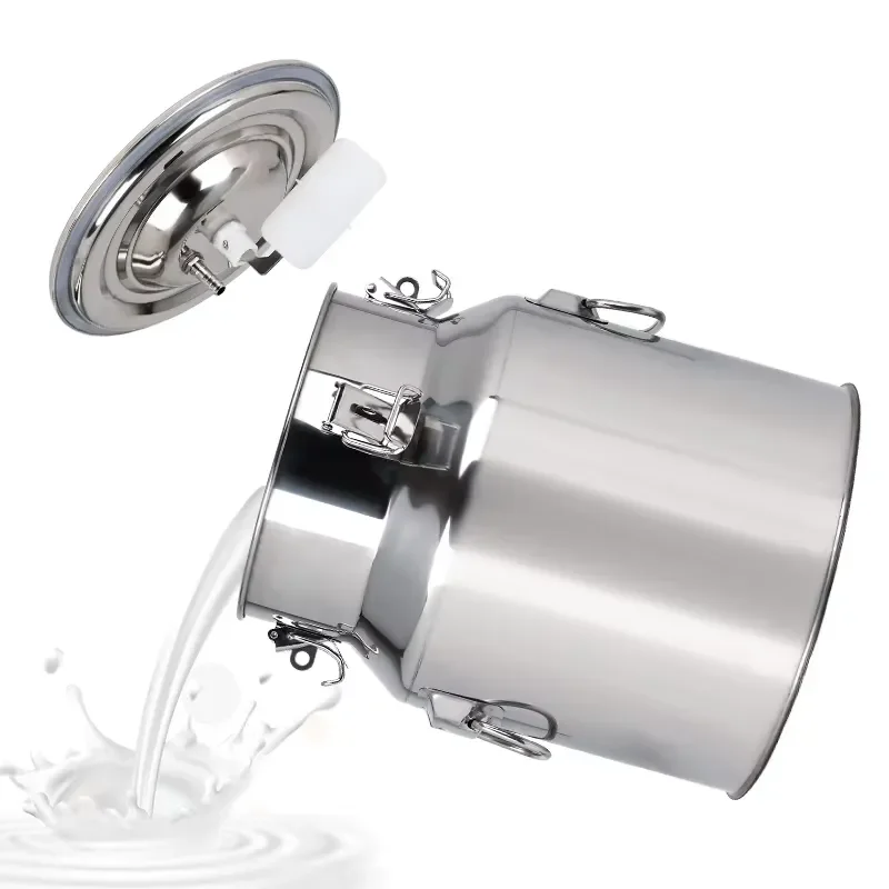 14L Stainless Steel Sheep Goat Milking Pulsator Goat Milk with Rechargeable Battery