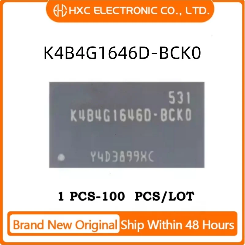 5PCS/10PCS/50PCS/100PCS 100% NEW K4B4G1646D-BCK0 K4B4G1646D FBGA96