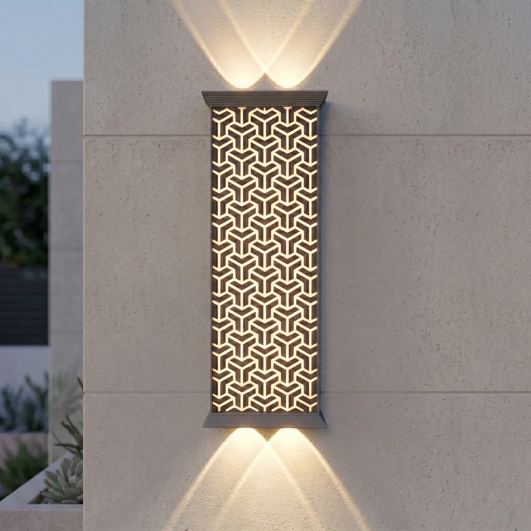 Outdoor Lighting Hardwired - Aluminum LED waterproof wall light for