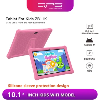 QPS 10-calowe tablety dla dzieci Android 10 Quad Core 2GB 32GB WIFI 6000mAh Tablety edukacyjne dla dzieci Maluch z aplikacją dla dzieci