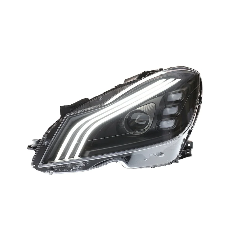 

new style headlight For Benz W204 hea headlights 2008-2014 C180 C200 C260 led headlight led drl