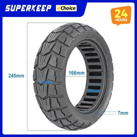 10 Polegada 10x2.75 pneu sólido 85/65-6.5 para speedway 5 dualtron 3 scooter elétrico pneu não pneumático para kugoo g-booster g2 pro