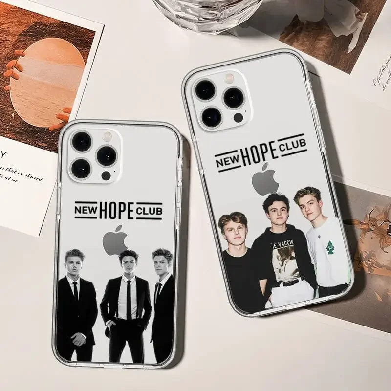 Band New Hope Club Phone Case For Samsung GalaxyS20 S21 S22 S23 FE Lite Plus A71 Note20 Transparent Shell