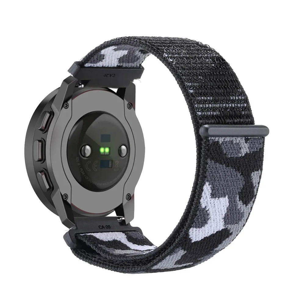 

Camouflage Bands for Suunto 7/9/9 Titanium/9 Baro/9 GPS/D5/D5i/D7/Spartan Ultra/Spartan Sport/Wrist HR Band, Nylon Velcro Strap