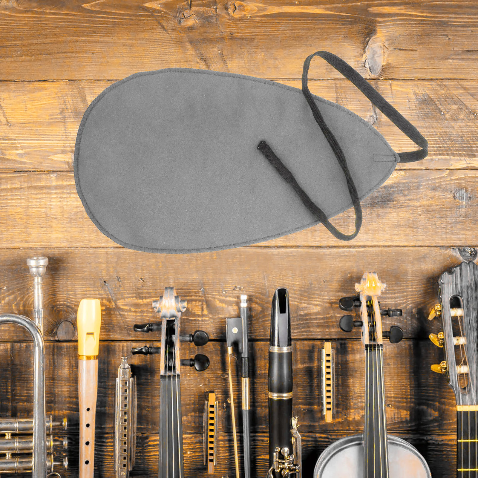 

2Pcs Flute Clarinet Saxophone Cleaning Cloth Music Instrument Moisture Absorbent Durable Tool Flute Cleaning Cloth