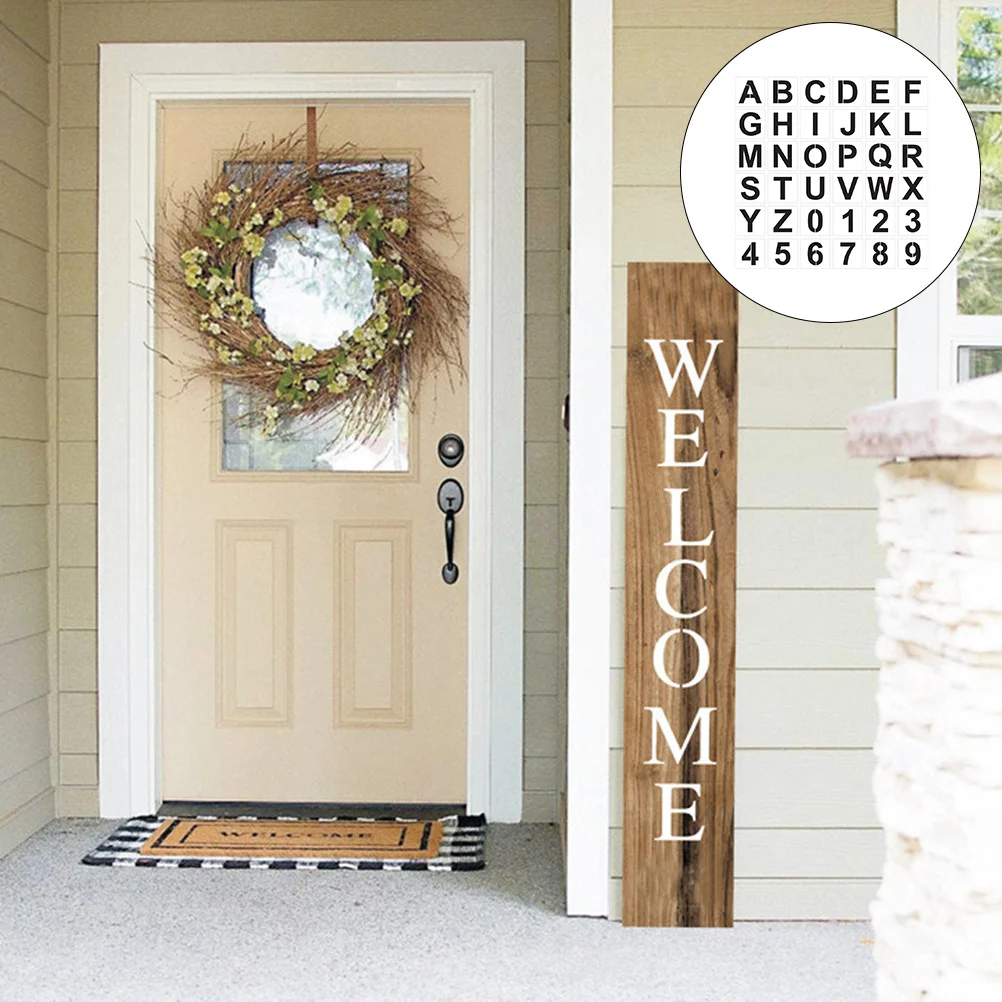 

1Set Large Alphabet Stencils Letter Number Drawing Templates for DIY Painting Drawing Alphabet Mold Painting Mold for