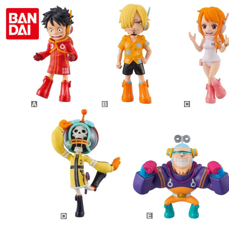 

Bandai Original WCF ONE PIECE Jewelry Bonney Sanji Nami Luffy Anime Action Figures Toys for Boys Girls Kids Gift