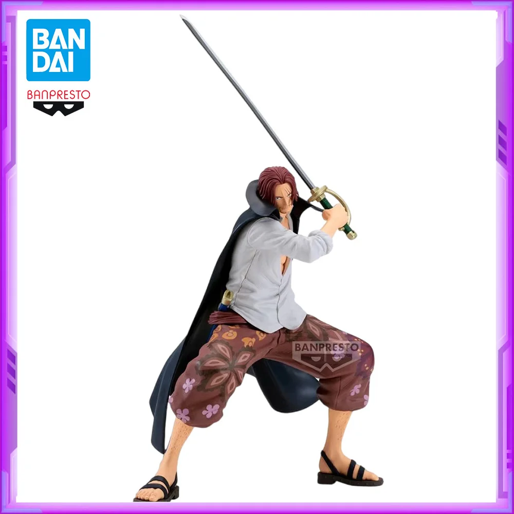 En Stock Original BANPRESTO ONE PIECE Grandista Shanks PVC figuras de Anime modelo de figura de acción juguetes regalo