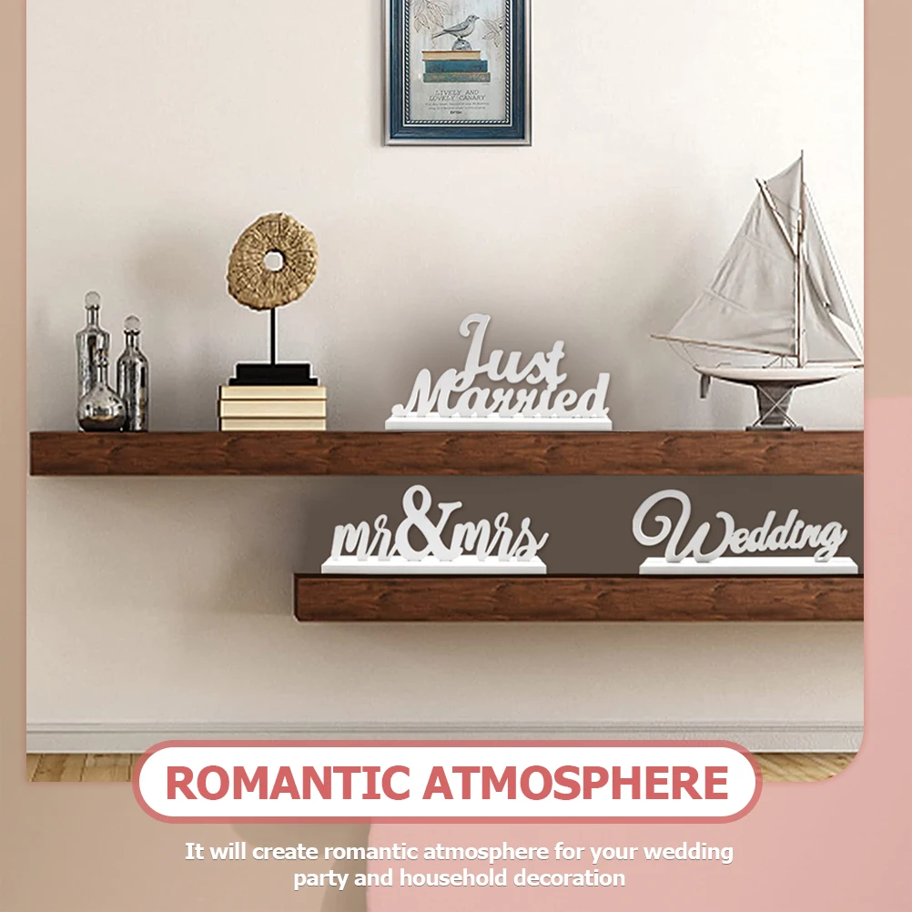 

Reception Wooden Table Wedding Freestanding Letter Signs Decorations