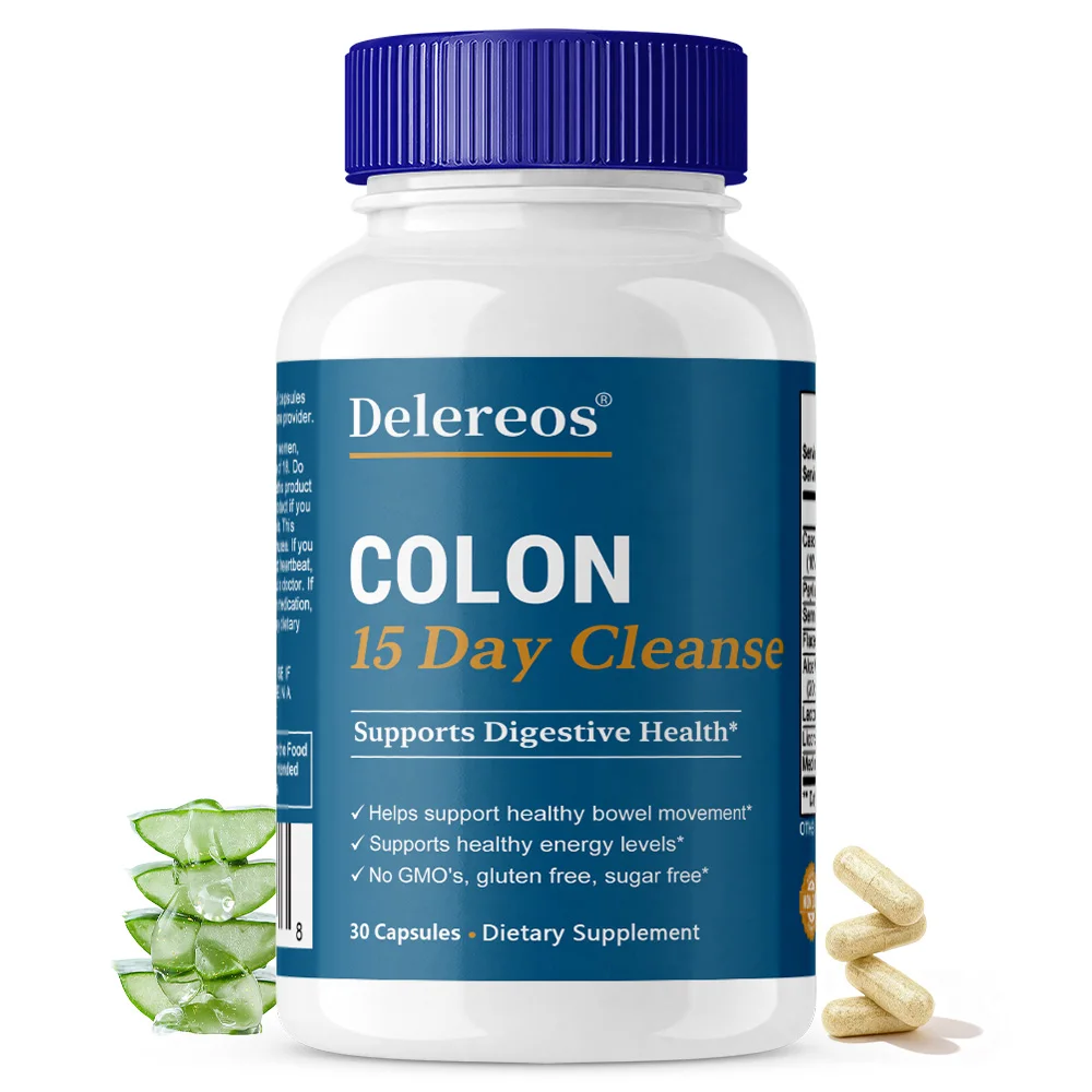 

15-Day Cleanse and Detox Supplement Capsules – Promote Digestion and Weight Management