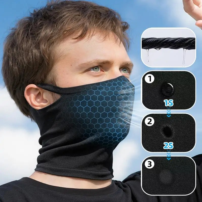 

Autumn/Winter Sport Cycling Bike Hanging Ear Face Cover Reusable Masks Hiking Camping Neck Gaiter Scarf