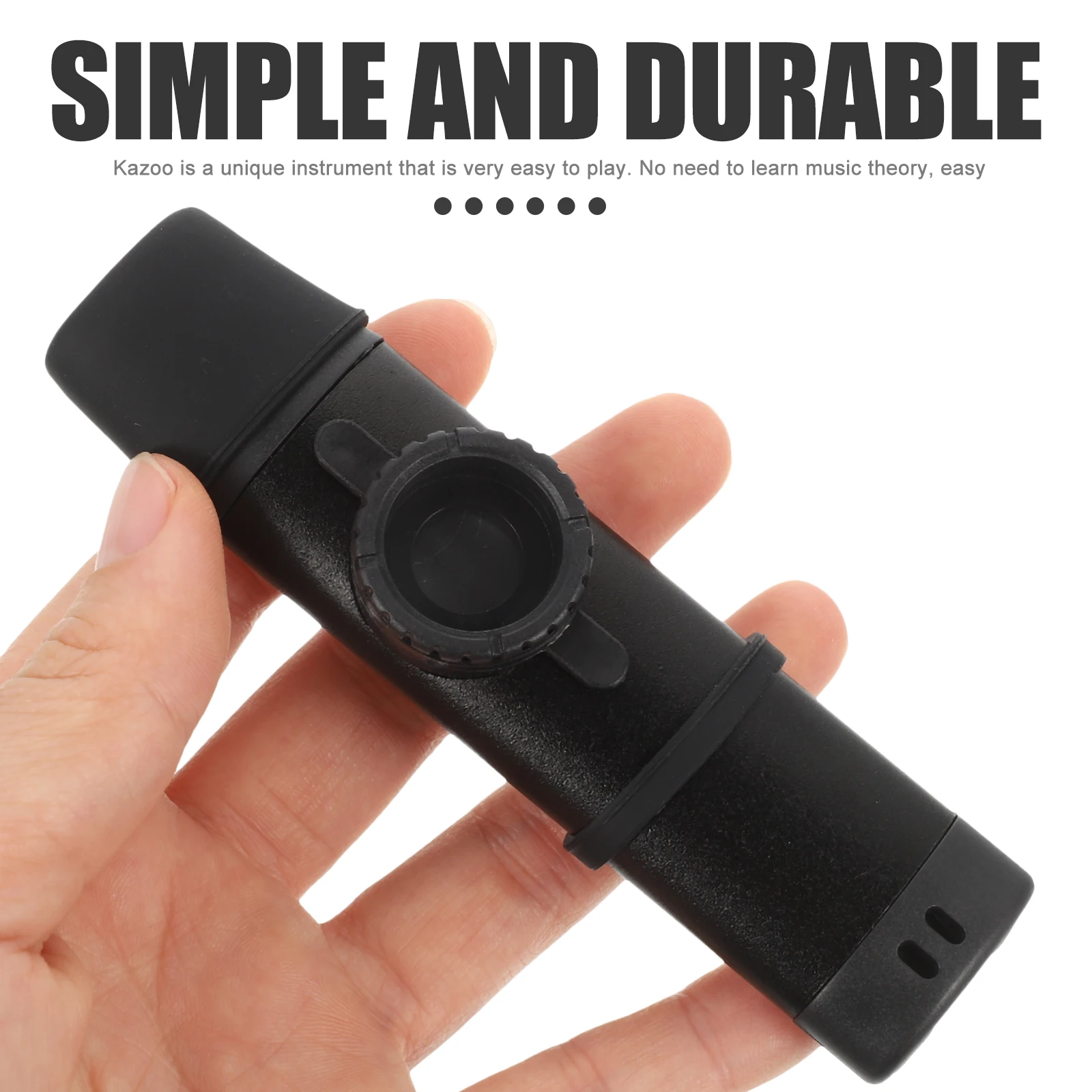 

Durable Metal Kazoo With Silicone Mouthpiece Perfect For Everyday Use Musical Instrument For All Ages