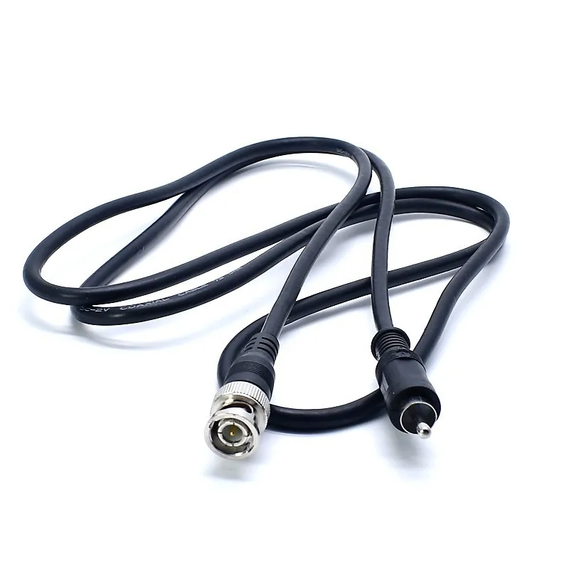 BNC Male to RCA Male Coaxial Video Cable, Q9 BNC to AV RCA Jumper Wire for CCTV DVR Connecting TV Monitor