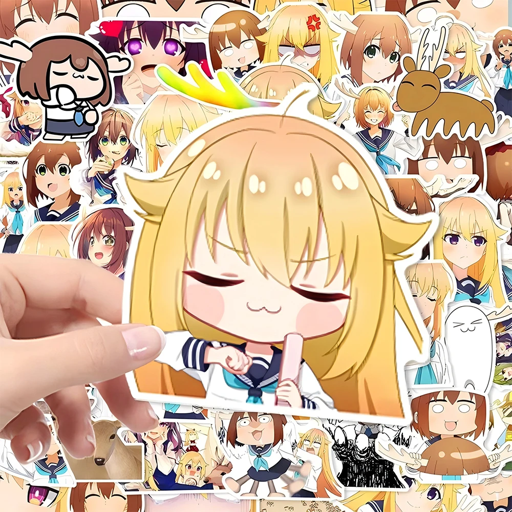 

10/30/50pcs Cartoon My Deer Friend Nokotan Anime Stickers Shikanoko Decals DIY Suitcase Phone Motorcycle Bike Waterproof Sticker