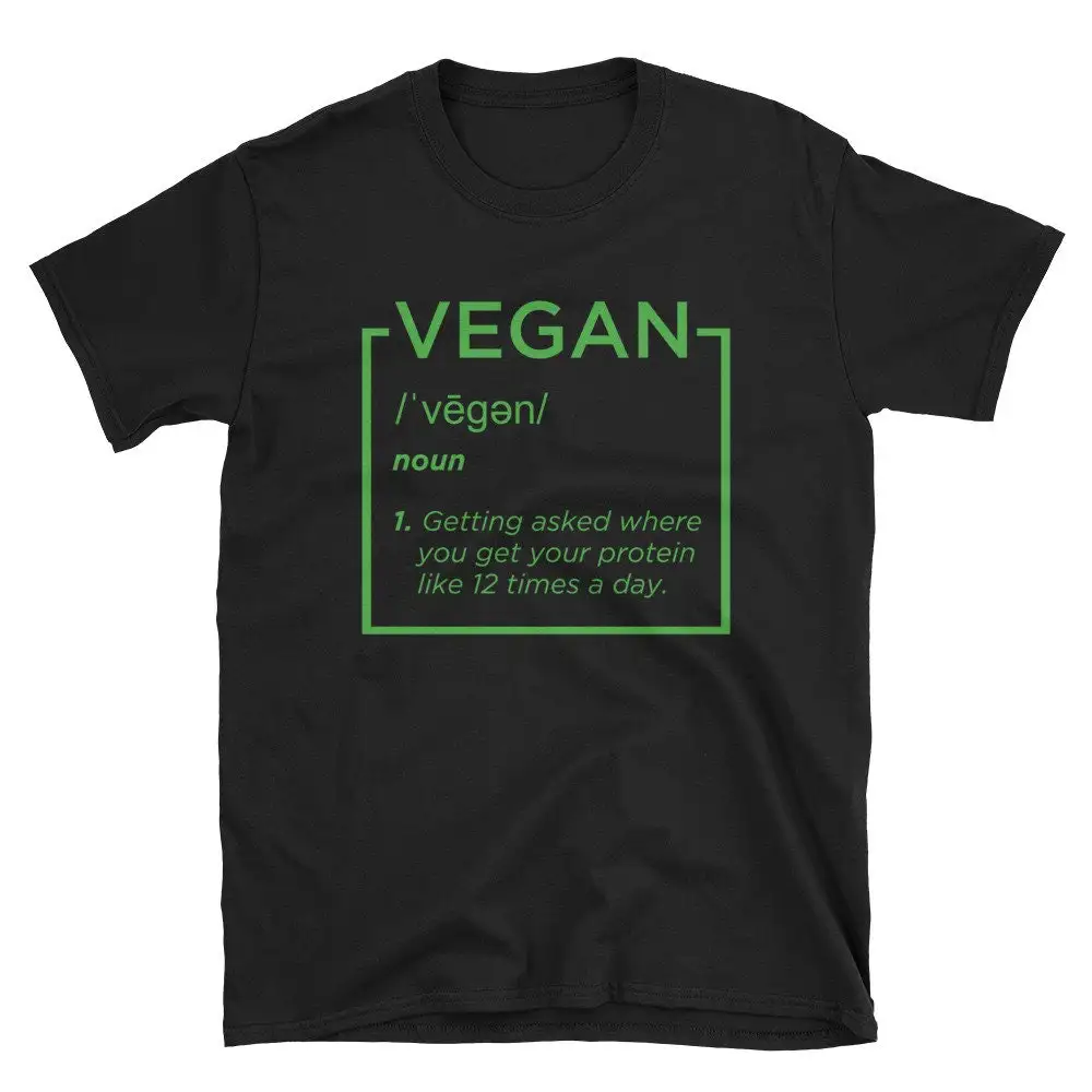 Vegan Definition T Shirt Funny Veganism Protein Cookbook