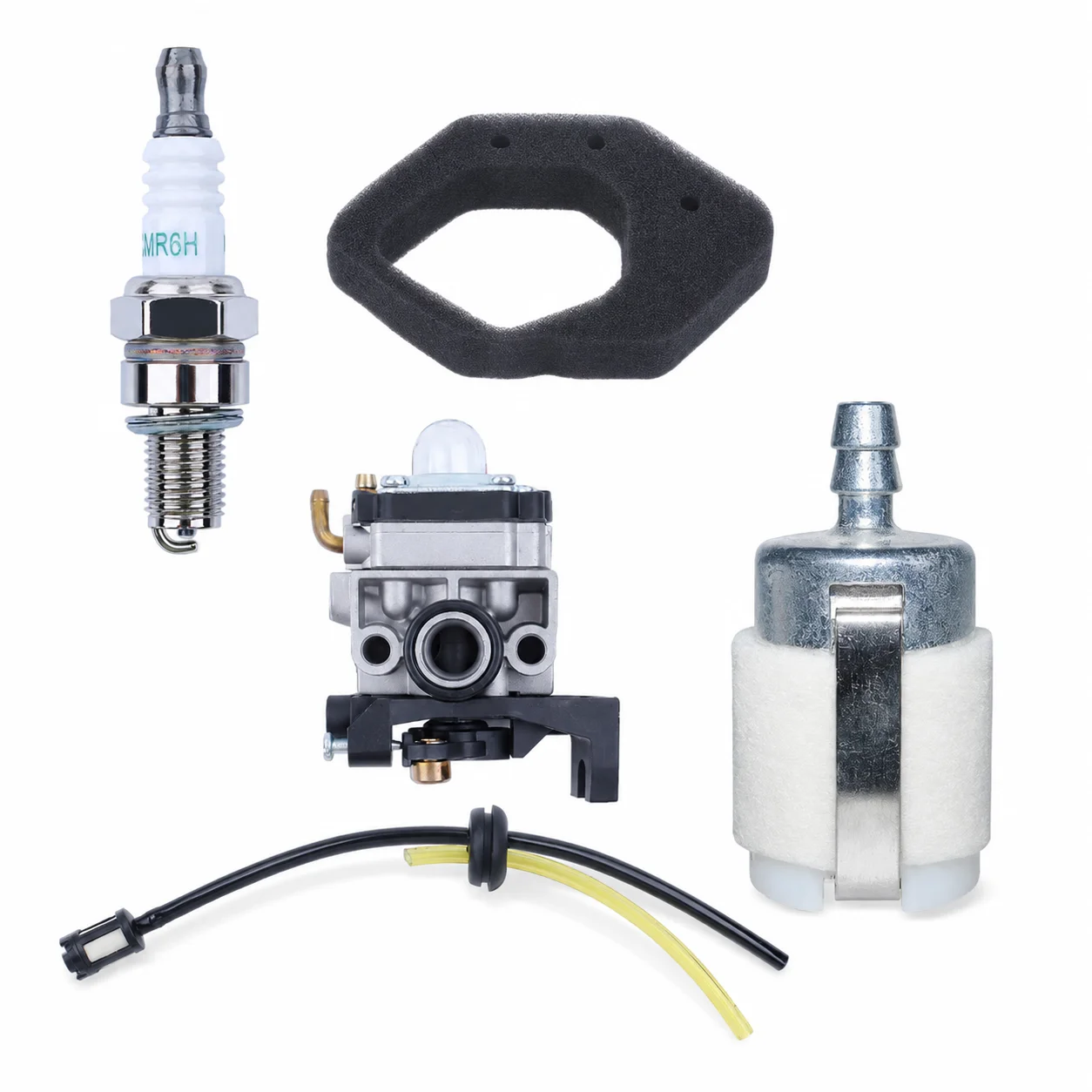 Carburetor AirFilter SparkPlug FuelFilter Kit For Husqvarna 324RX 224L 524LK 324LDX 324LX 324HDA55X 531008681 531008693 CMR6H