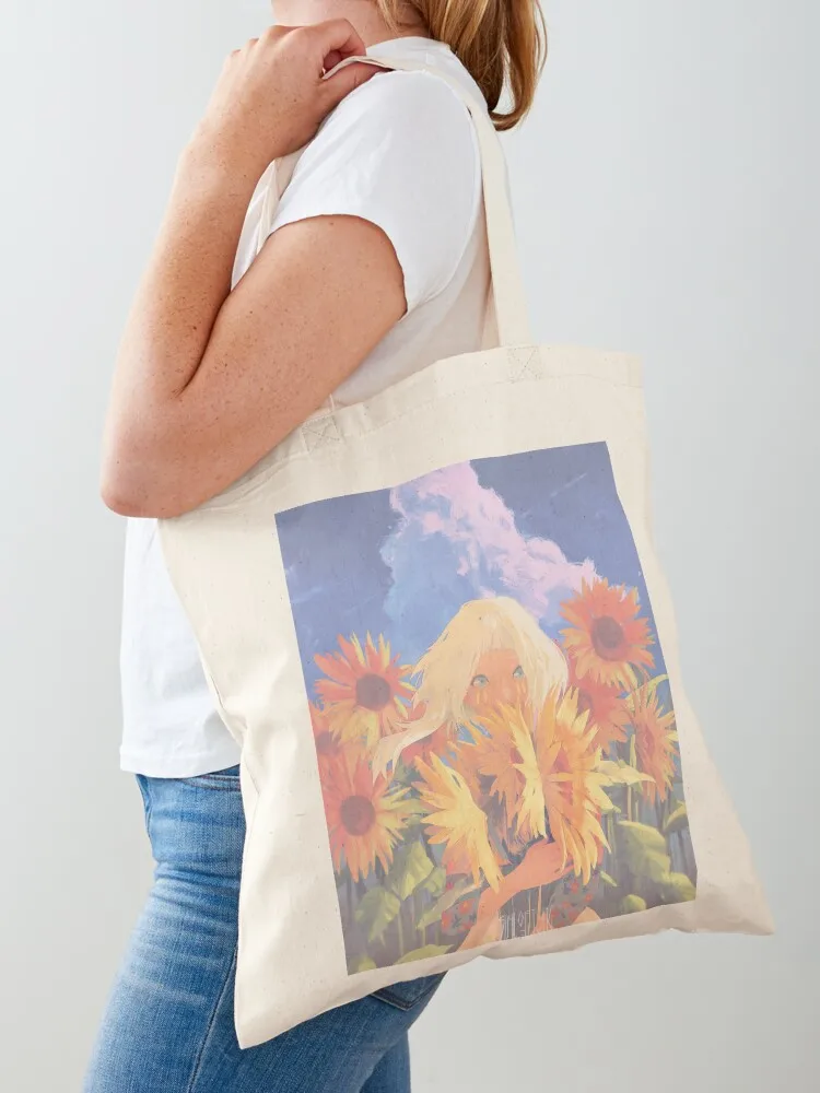 Aurora Aksnes Hidden Flower Fanart Tote Bag canvas bags Women's bags female bag Canvas Tote Bag