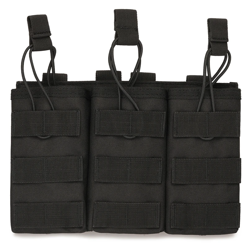 MOLLE Tactical Triple Magazine Bag Pouch Walkie Talkie Bag 600D Nylon Cartridge Clip Pouch Hunting Bag Gun Bags