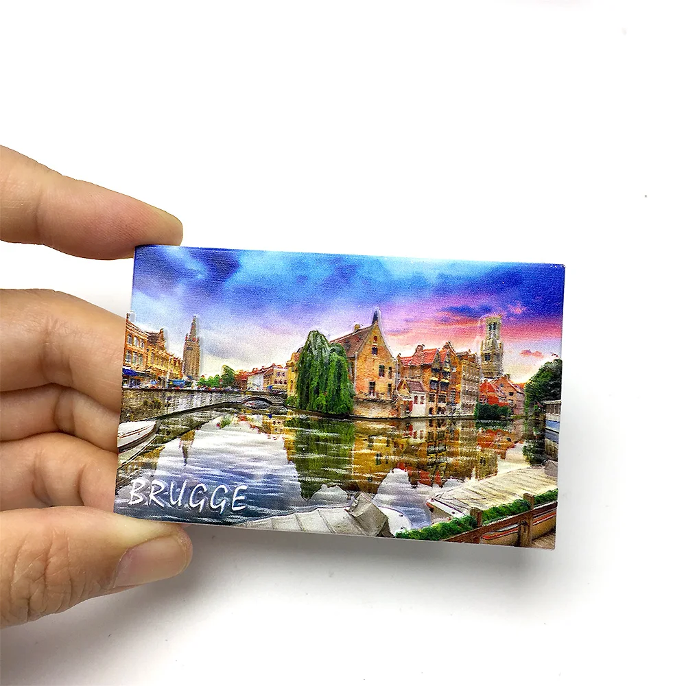 

‌Malta Scenic Scroll Resin Fridge Magnet Decorative Sticker Souvenir‌