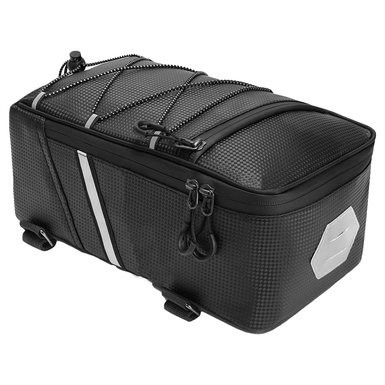 Bike Rear Rack Bag,Bicycle Trunk Pannier Saddle Seat Pouch Storage Luggage Bicycle Accessories 8L Large Capacity