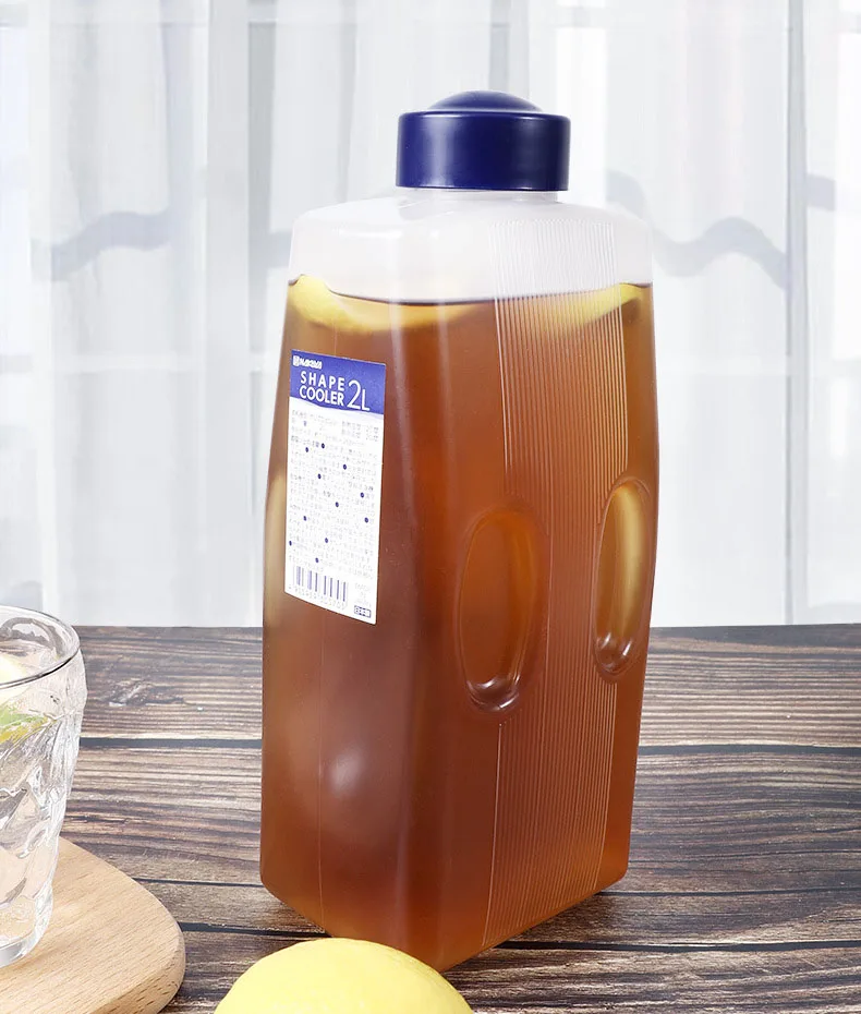 Thicken Refrigerator Cold Water Jug Plastic Water Pot With Faucet Large Capacity Lemonade Scented Tea Water Kettle