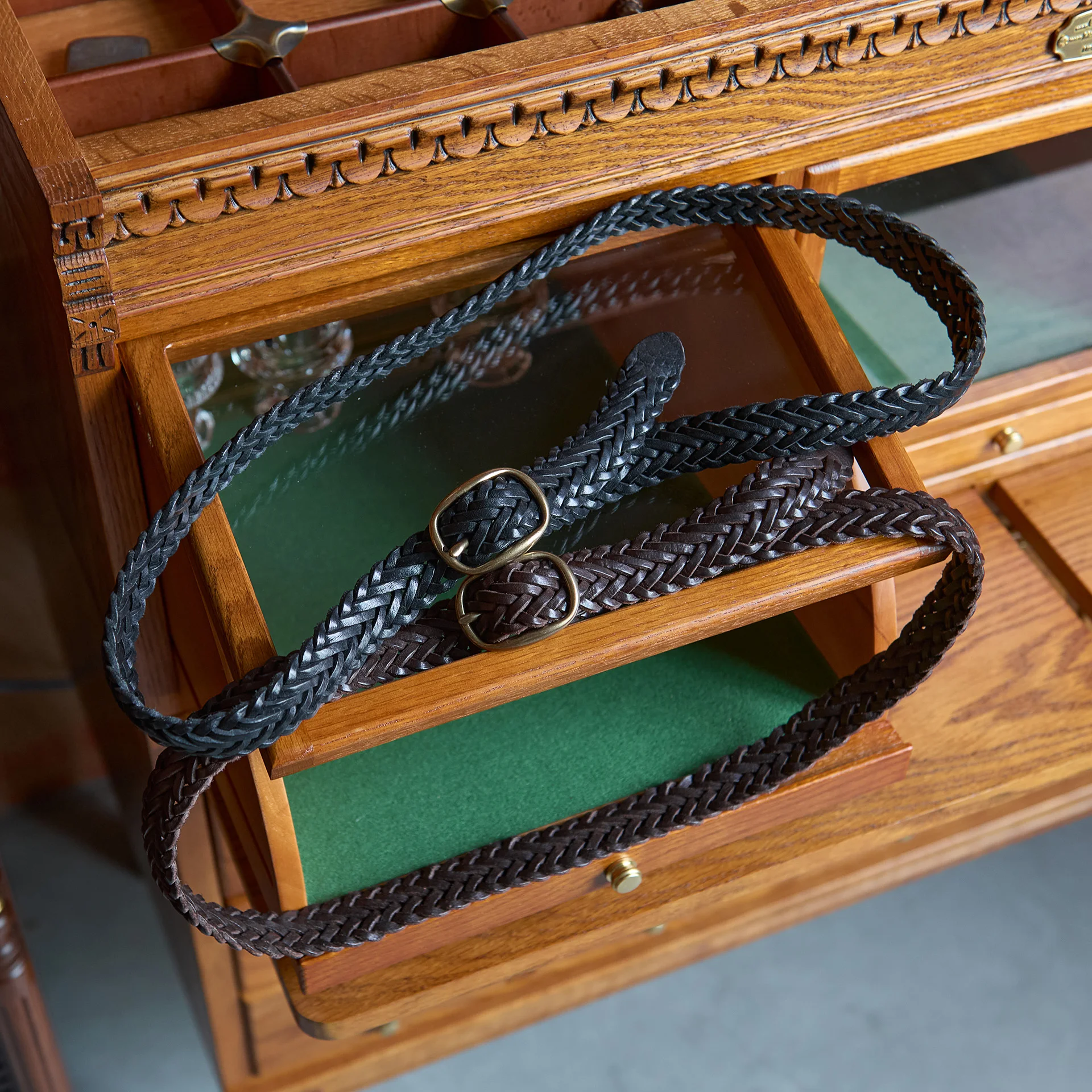 soft-brass-buckle-leather-belt-handwoven-cowhide-retro-british-style-narrow-wide-yellow-bronze-clasp-head-full-genuine-leather