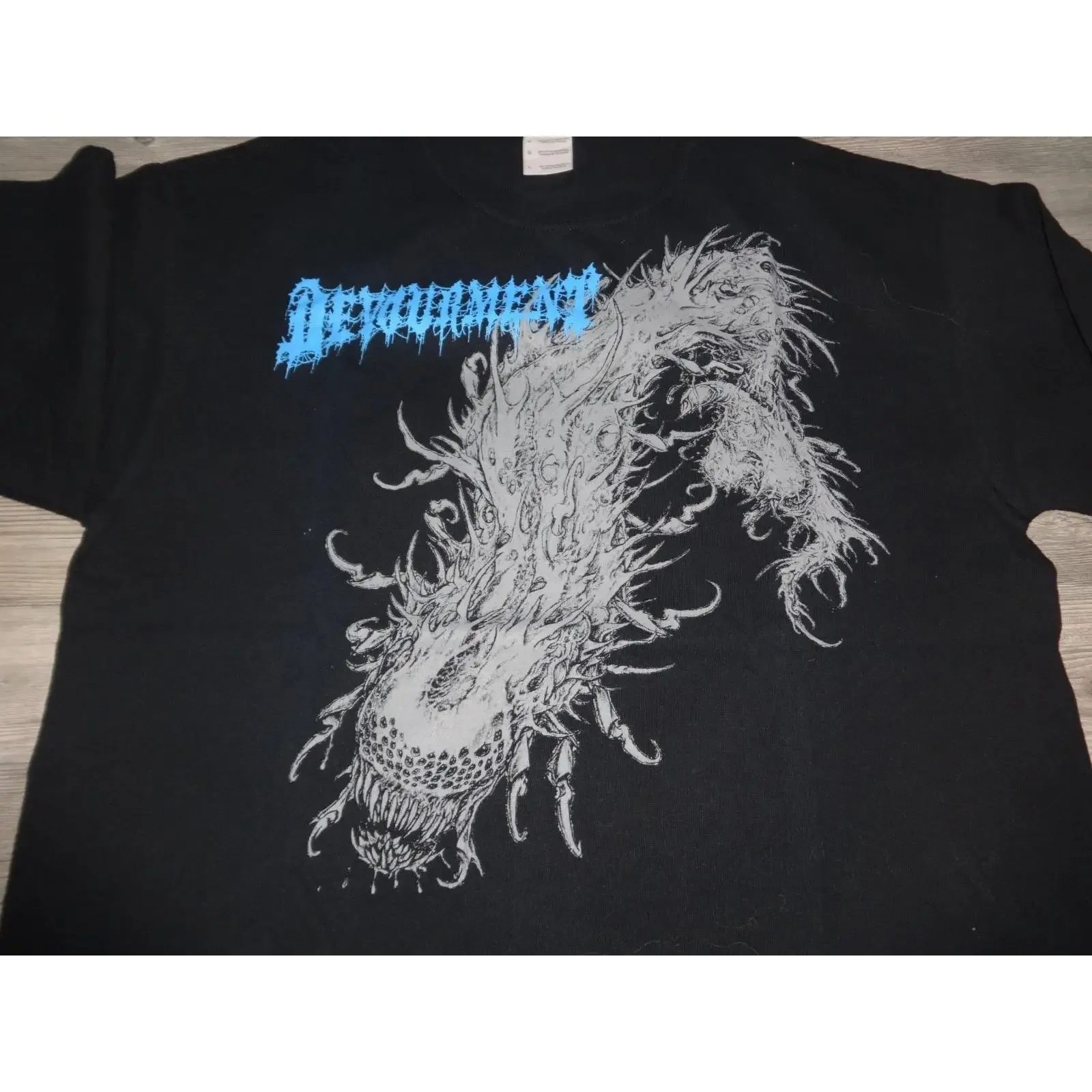 Devourment Old Vintage T Shirt Death Metal Kraanium Prostitute Disfigurement vintage Washed Top For Everyday Wear graphic