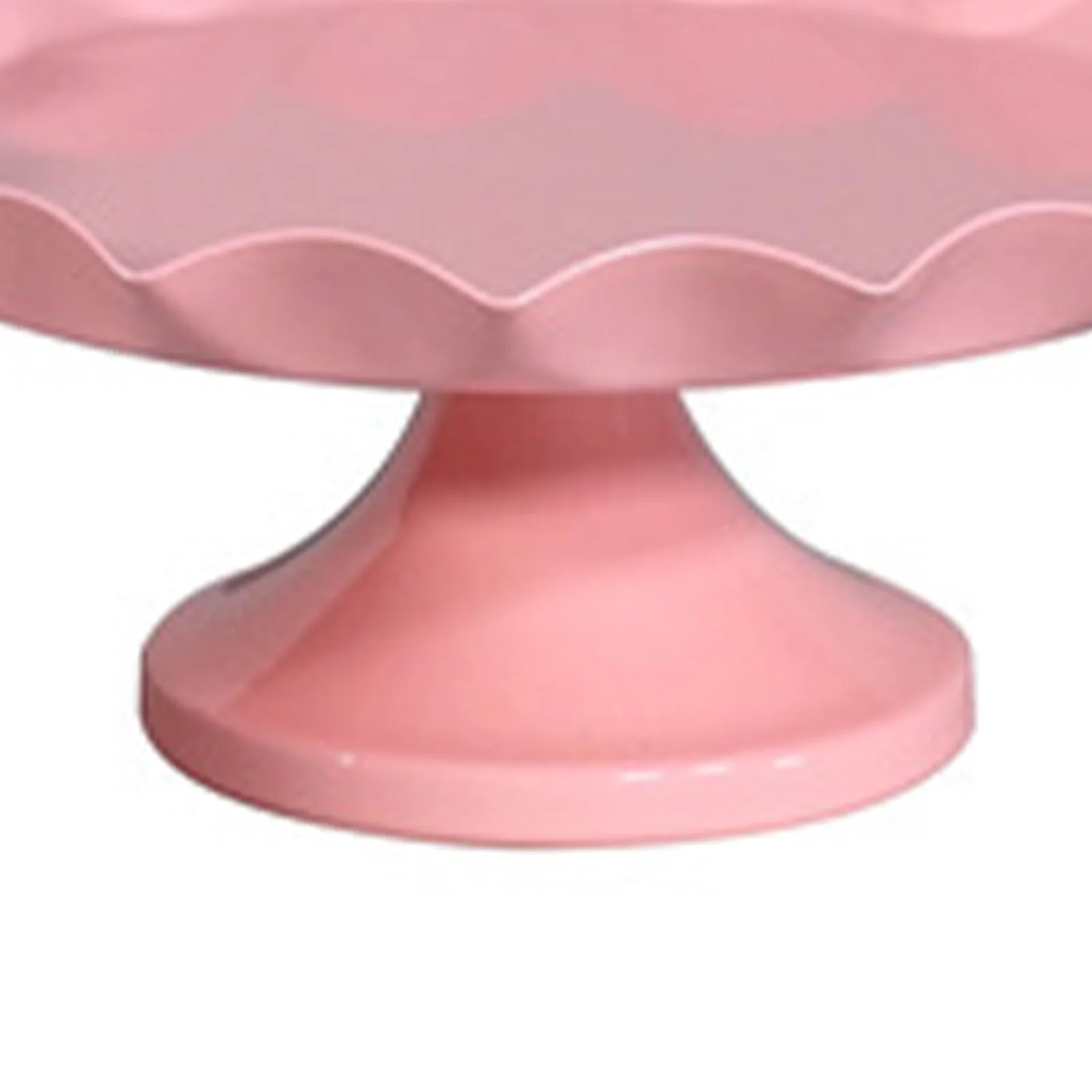1PC Pink Minimalist Cake Stand Stable Decorative Multi Functional Tray Holder for Cupcake Dessert Fruit Display - view 4