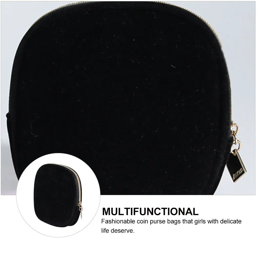 حقيبة تخزين المكياج الصغيرة عالية الجودة سروال قصير محمول حقيبة تنظيم للنساء سحاب صغير محفظة نسائية للعملات المعدنية مفتاح حامل #2