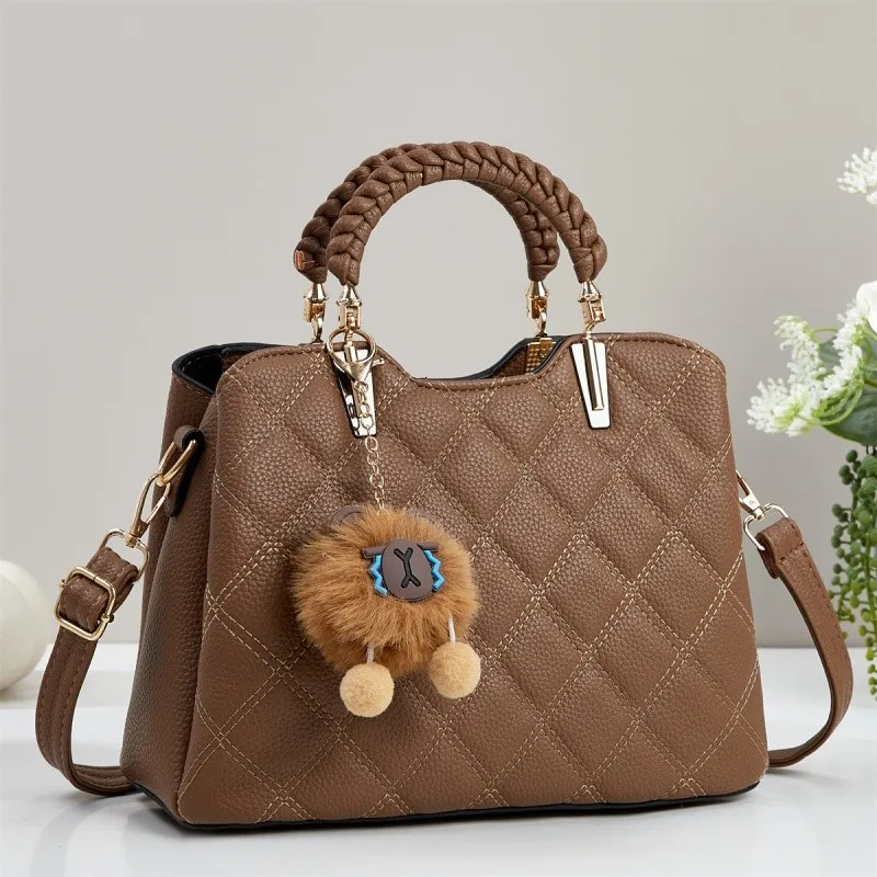 

Модная дизайнерская сумка-мессенджер в парижском стиле для женщин, роскошная кожаная сумка для подгузников, элегантная сумка через плечо, стильная сумка-тоут с логотипом.