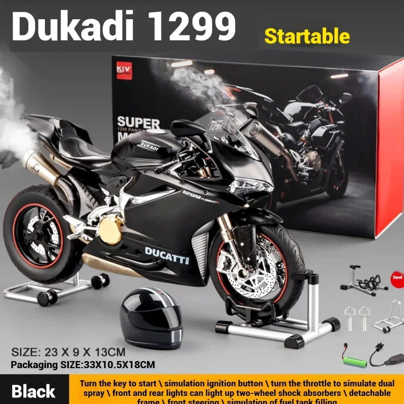 

for Ducati 1：9Motorcycle Model,Realistic die-cast metal motorcycle model,car decoration item，Boy birthday present New Year gifts