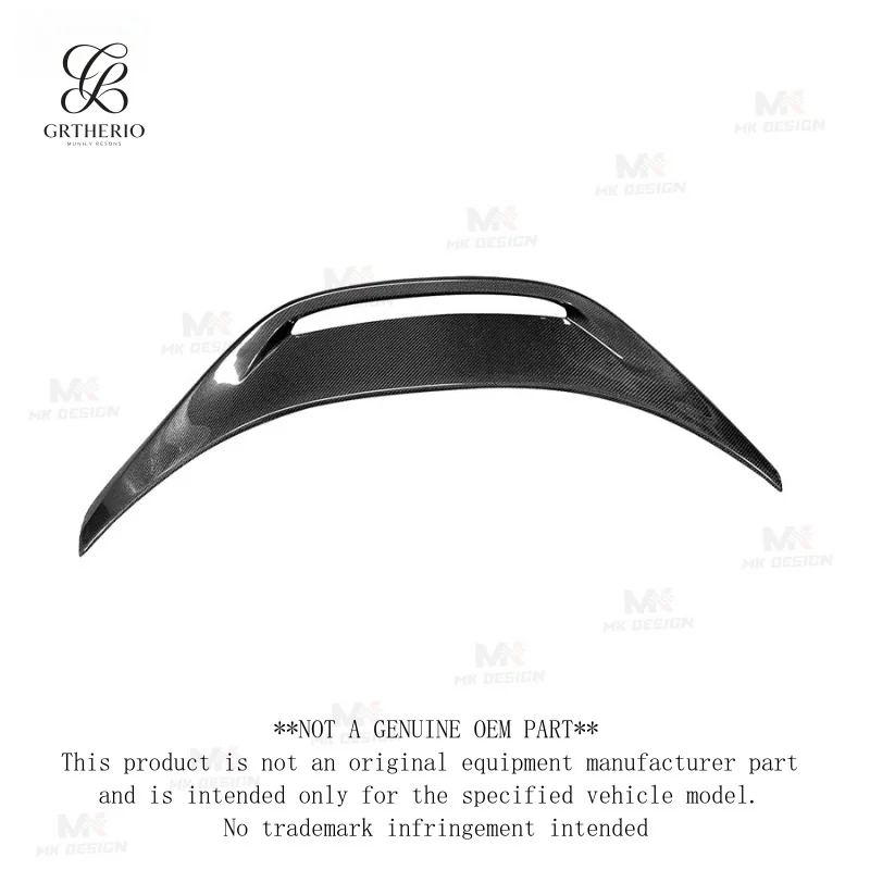 Suitable for Toyota GR86 and Subaru BRZ, this carbon fiber rear spoiler is designed for modification and provides aerodynamic do