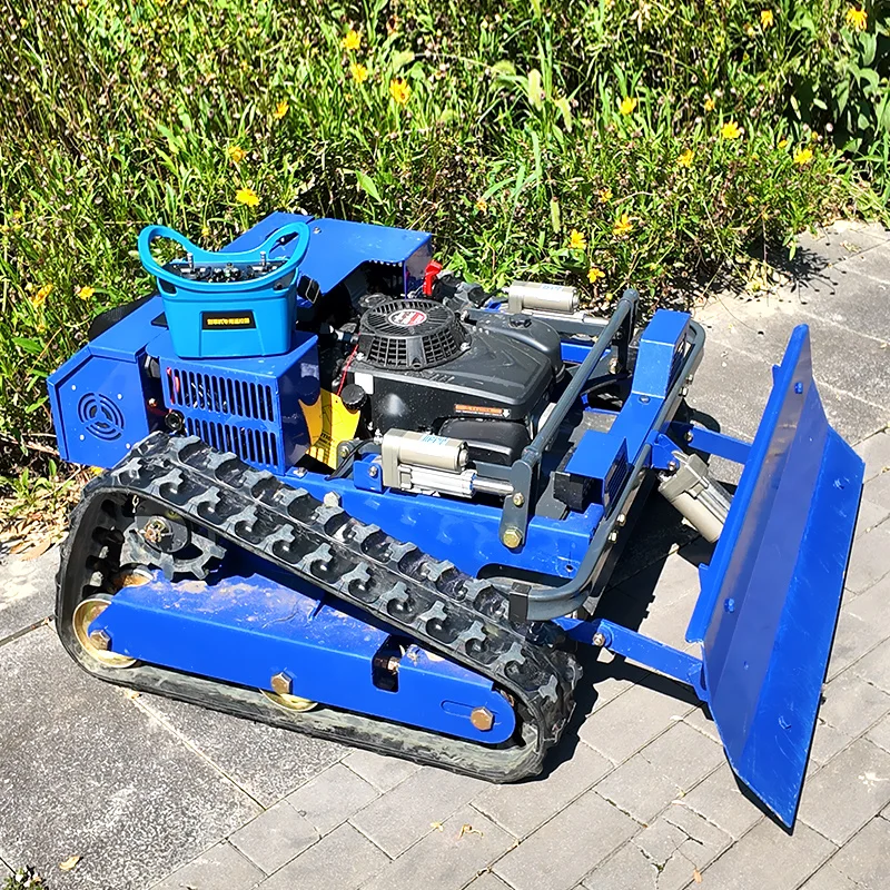 Customized Remote-Controlled Robotic Lawn Mower-Gas-Powered Grass Cutting Machine for Professional Landscaping (Customizable)