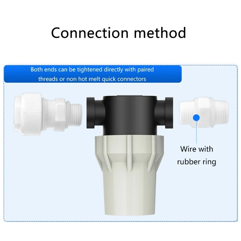 Filtro bomba água pré-filtro para sistema irrigação polegadas 3/4 polegadas Filtro tubulação água para